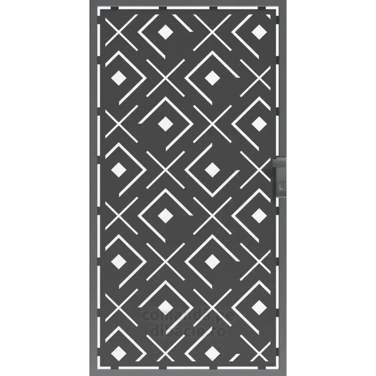 Panou poarta si gard metalic - Patrat plus