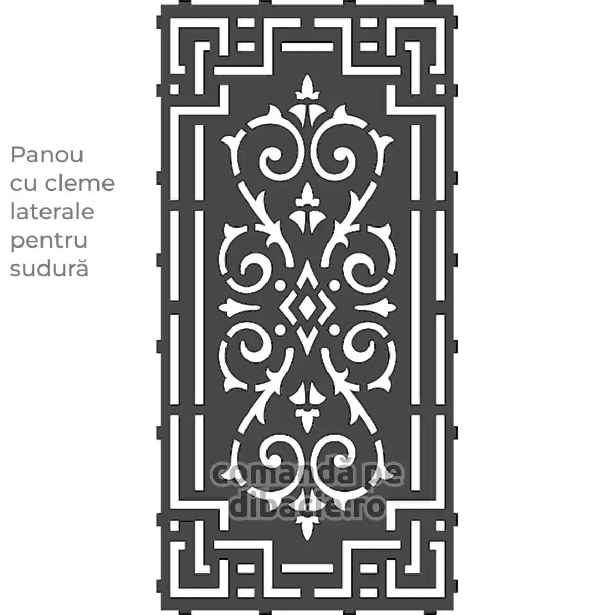 Panou poarta si gard metalic - Madrid