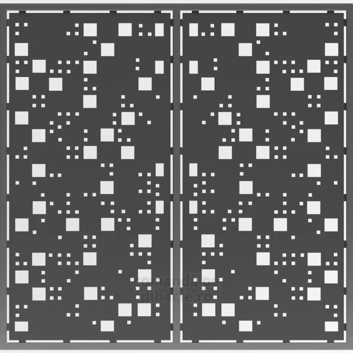 Panou poarta si gard metalic - Mii de patratele