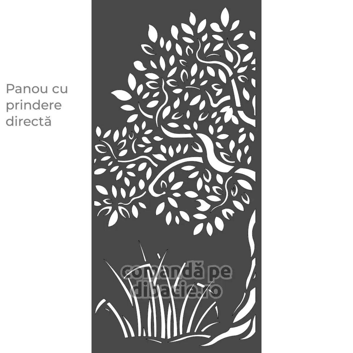 Panou poarta si gard metalic - Copacul vietii