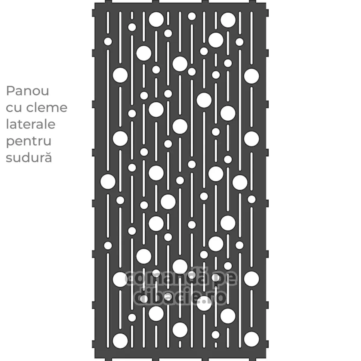 Panou poarta si gard metalic - Spumant