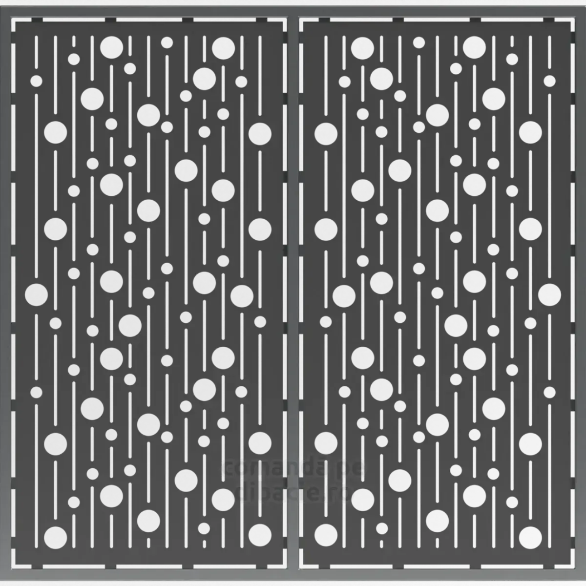 Panou poarta si gard metalic - Spumant