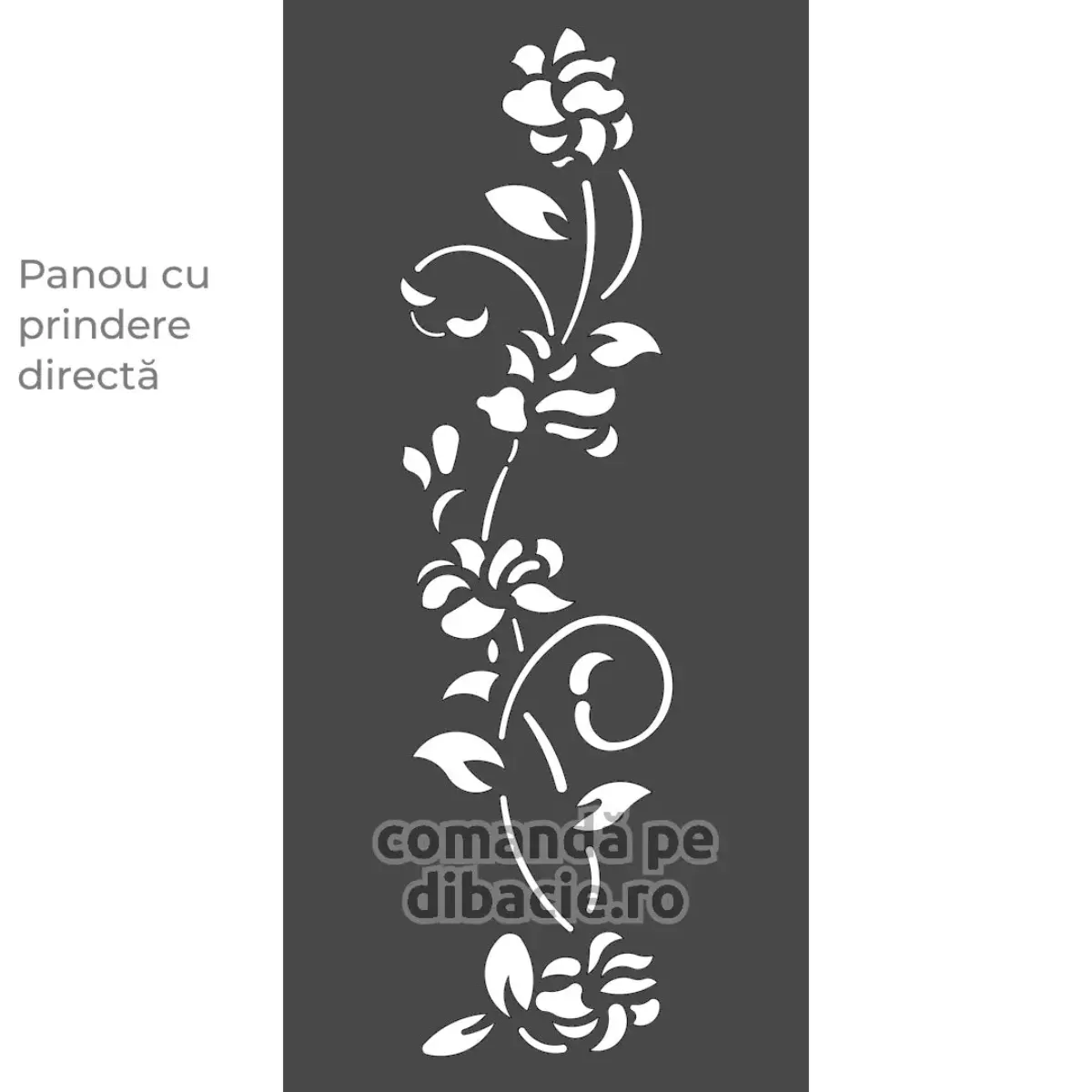 Panou poarta si gard metalic - Orhidee