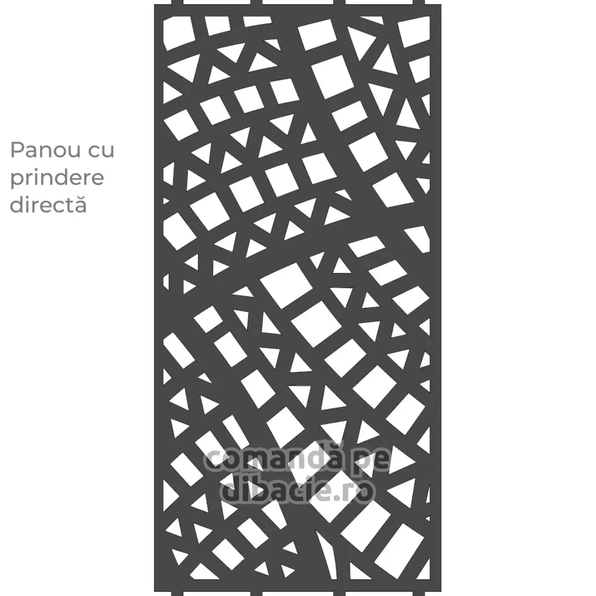 Panou poarta si gard metalic - Motiv african