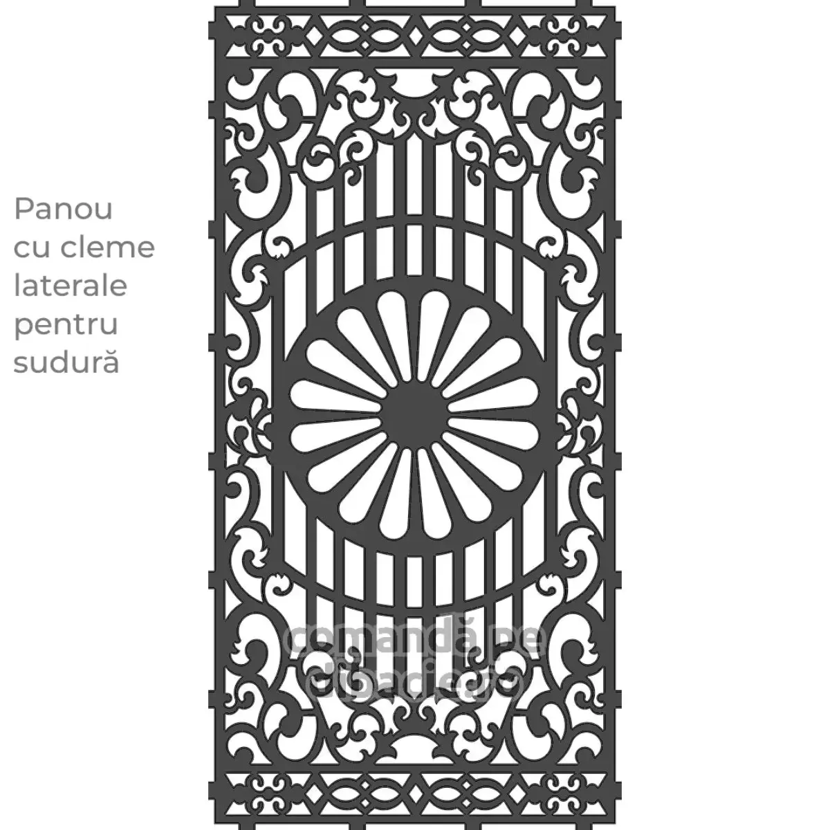 Panou poarta si gard metalic - Shiraz