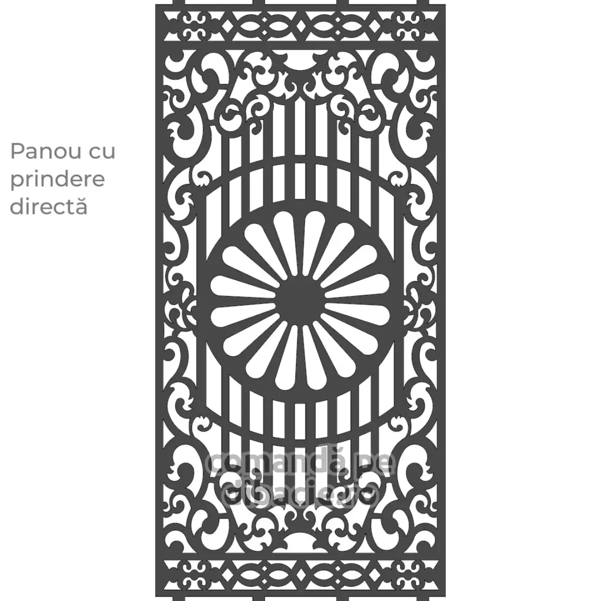 Panou poarta si gard metalic - Shiraz