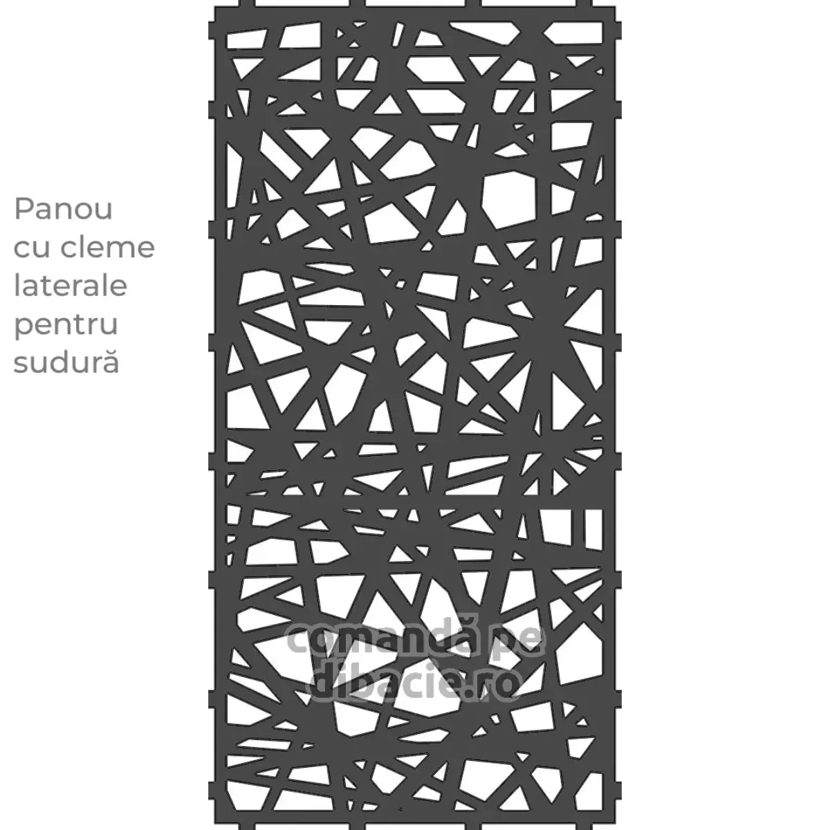 Panou poarta si gard metalic - Retea