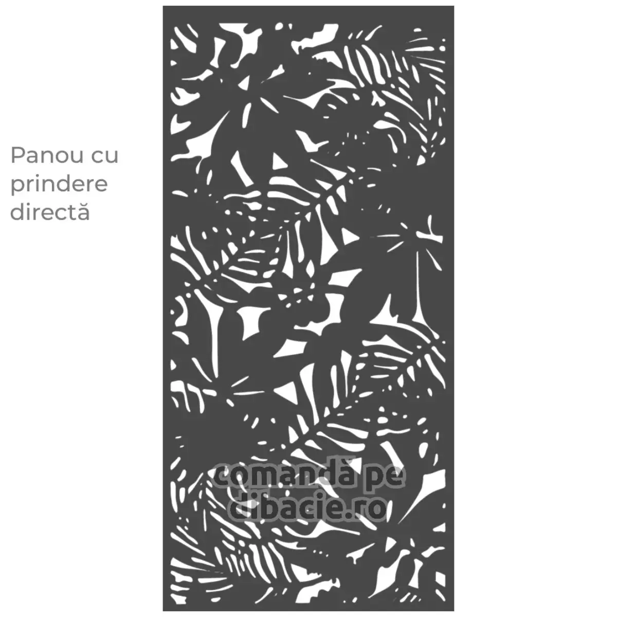 Panou poarta si gard metalic - Gradina botanica