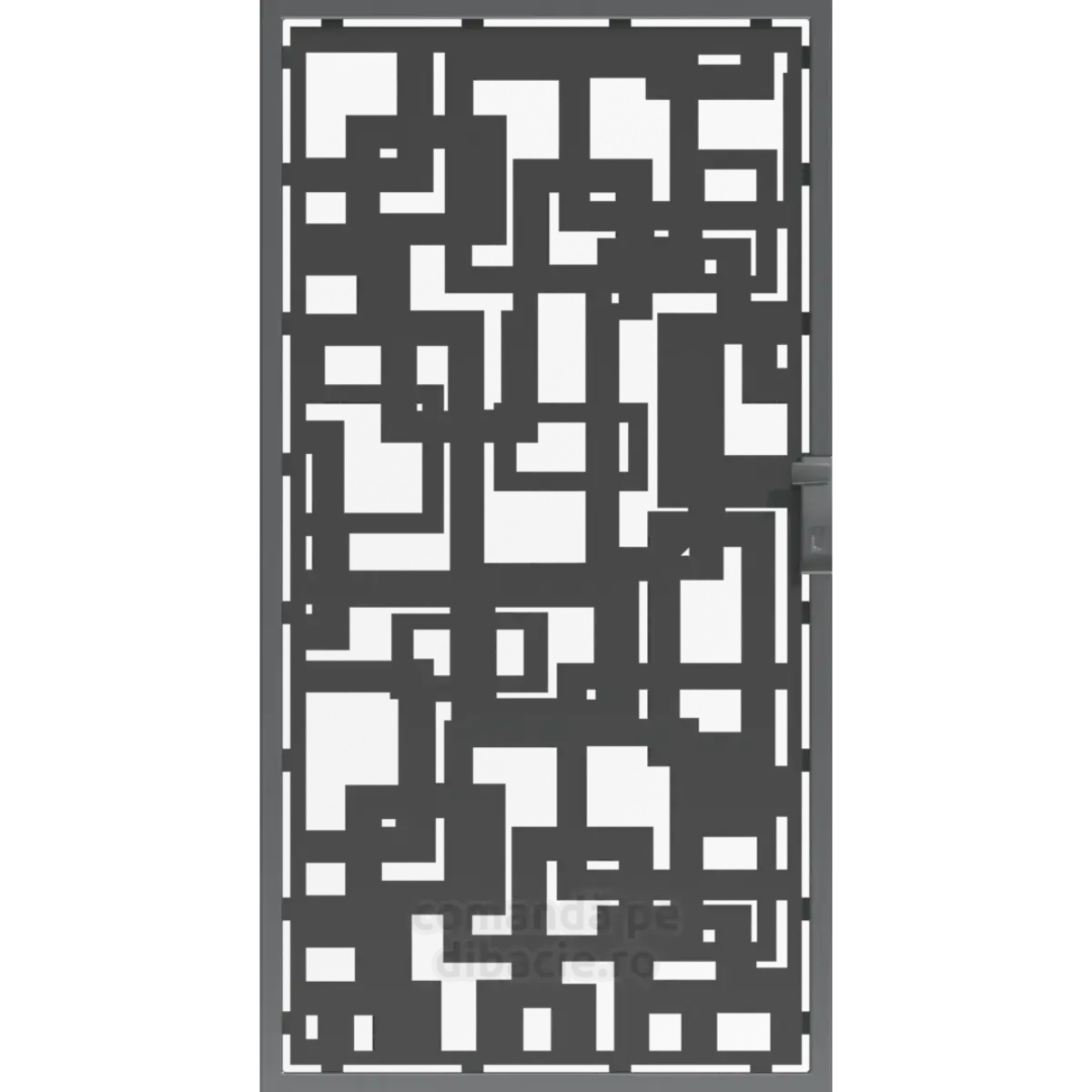 Panou poarta si gard metalic - Labirint