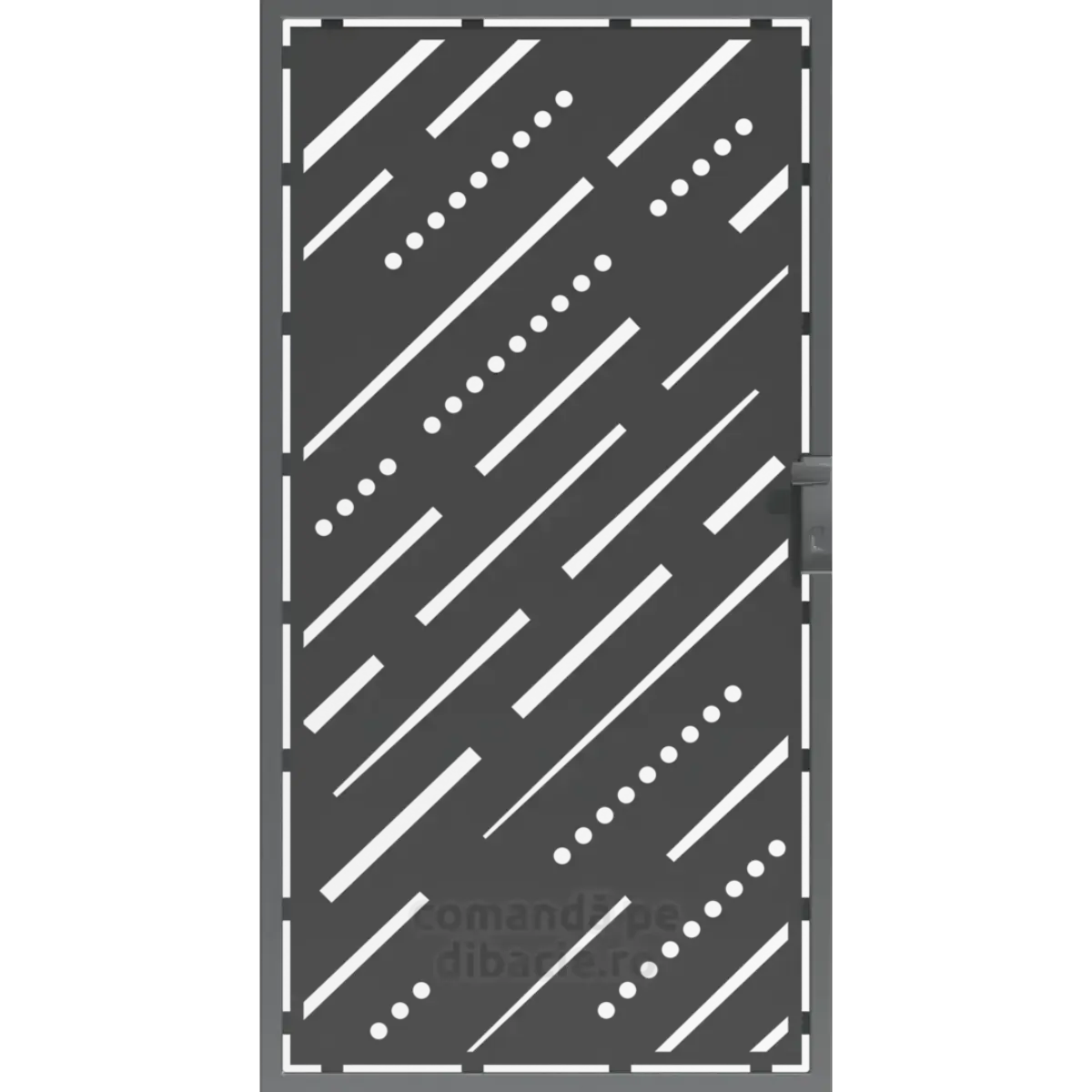 Panou poarta si gard metalic - Razboiul de tesut