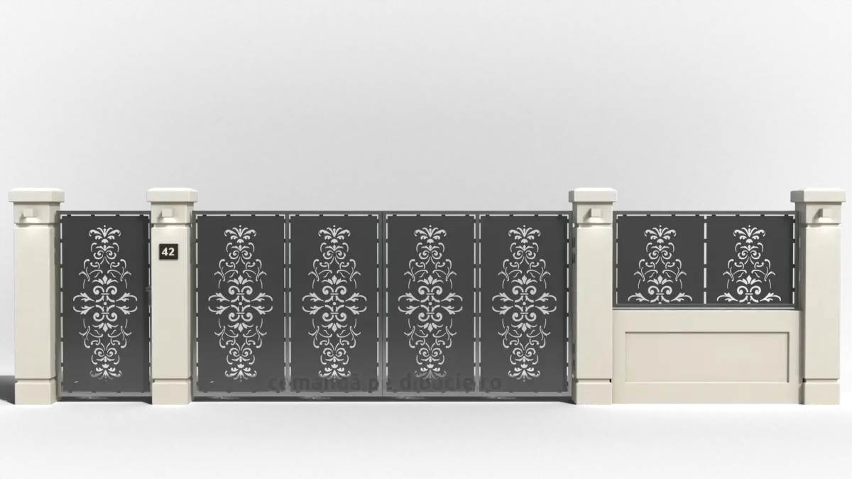 Panou poarta si gard metalic - Firenze