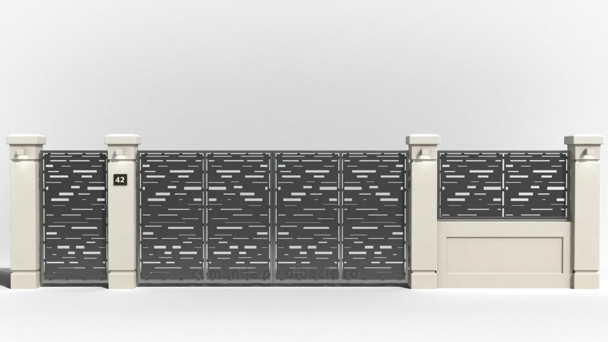 Panou poarta si gard metalic - Stafeta