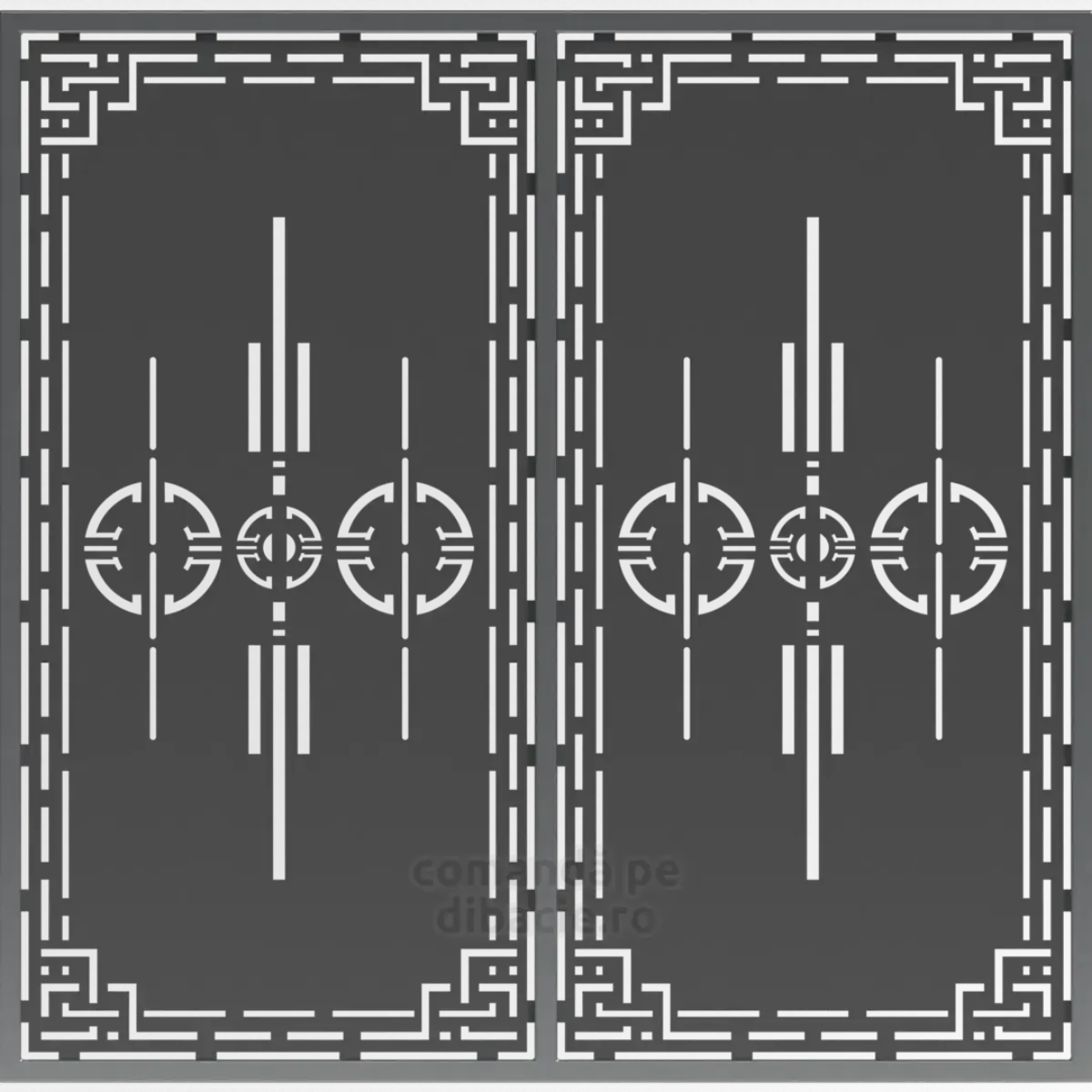 Panou poarta si gard metalic - Atena