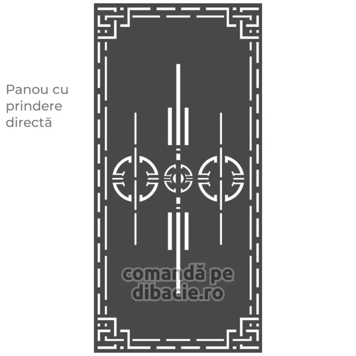 Panou poarta si gard metalic - Atena