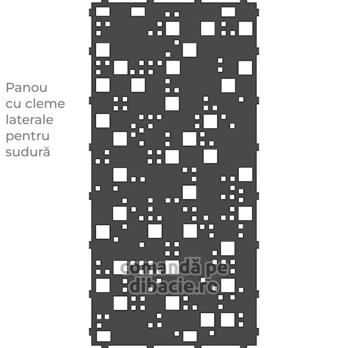 Panou poarta si gard metalic - Digital