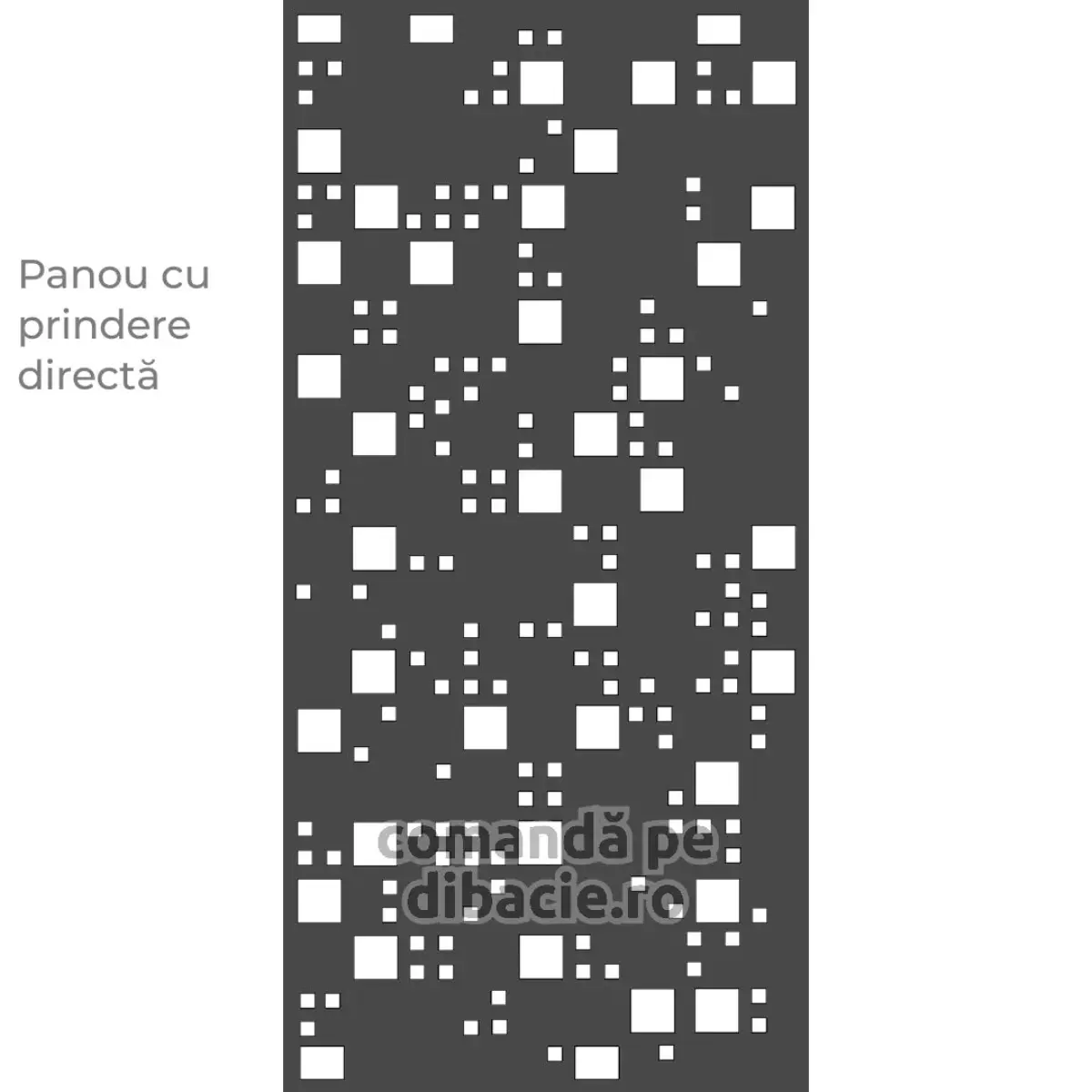 Panou poarta si gard metalic - Digital