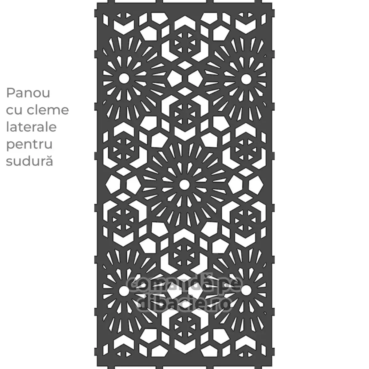 Panou poarta si gard metalic - Dalie