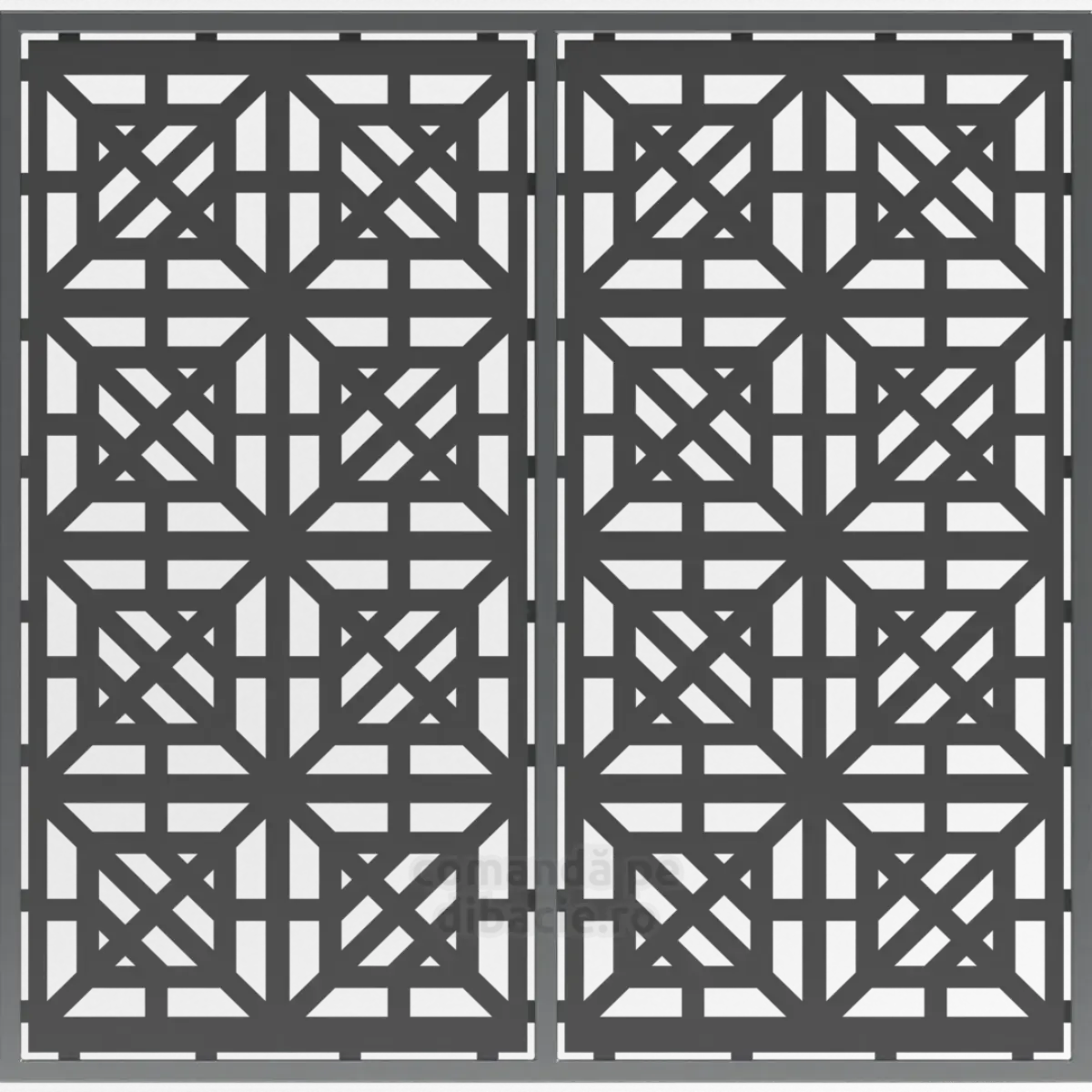 Panou poarta si gard metalic - Intretesut