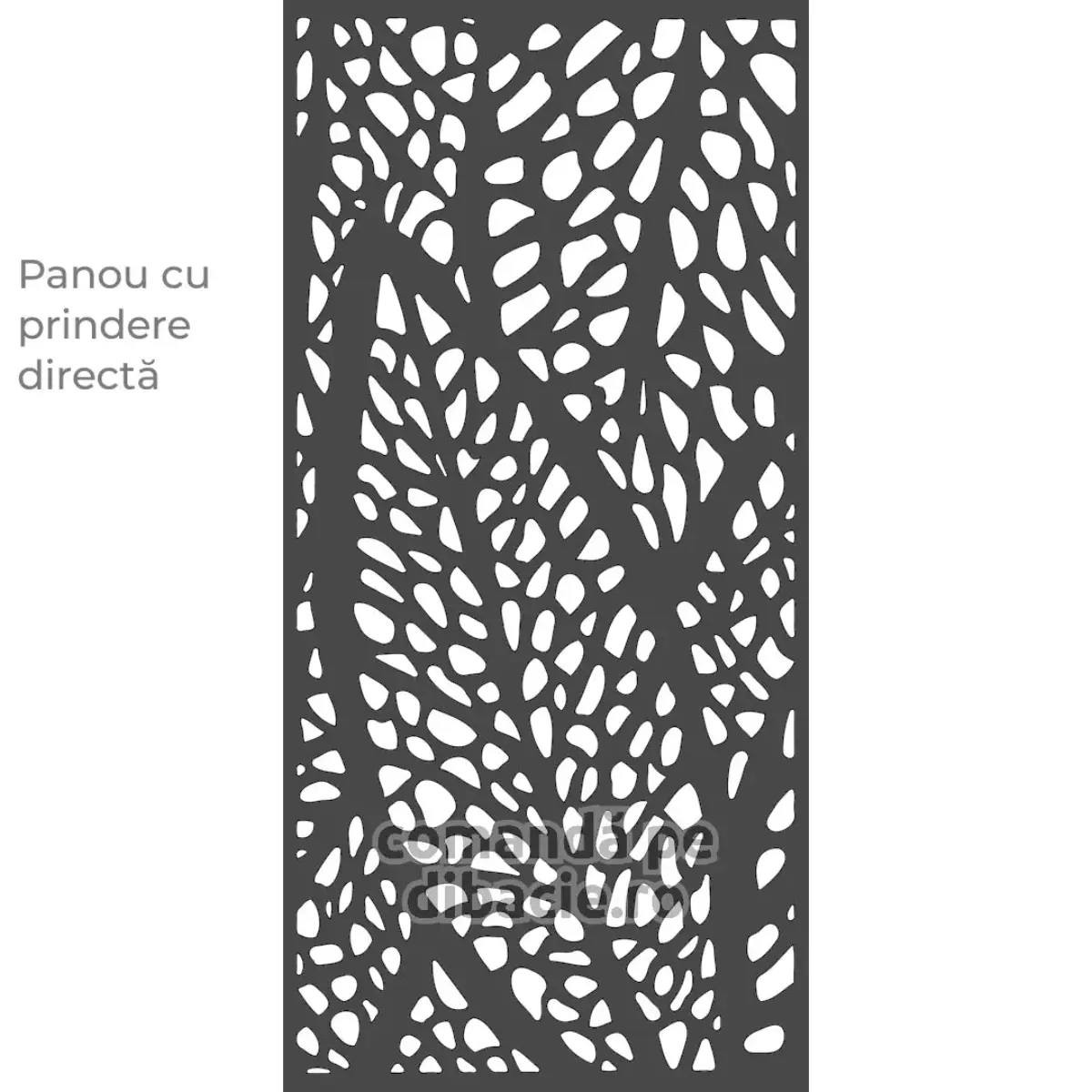 Panou poarta si gard metalic - Frunze de tutun