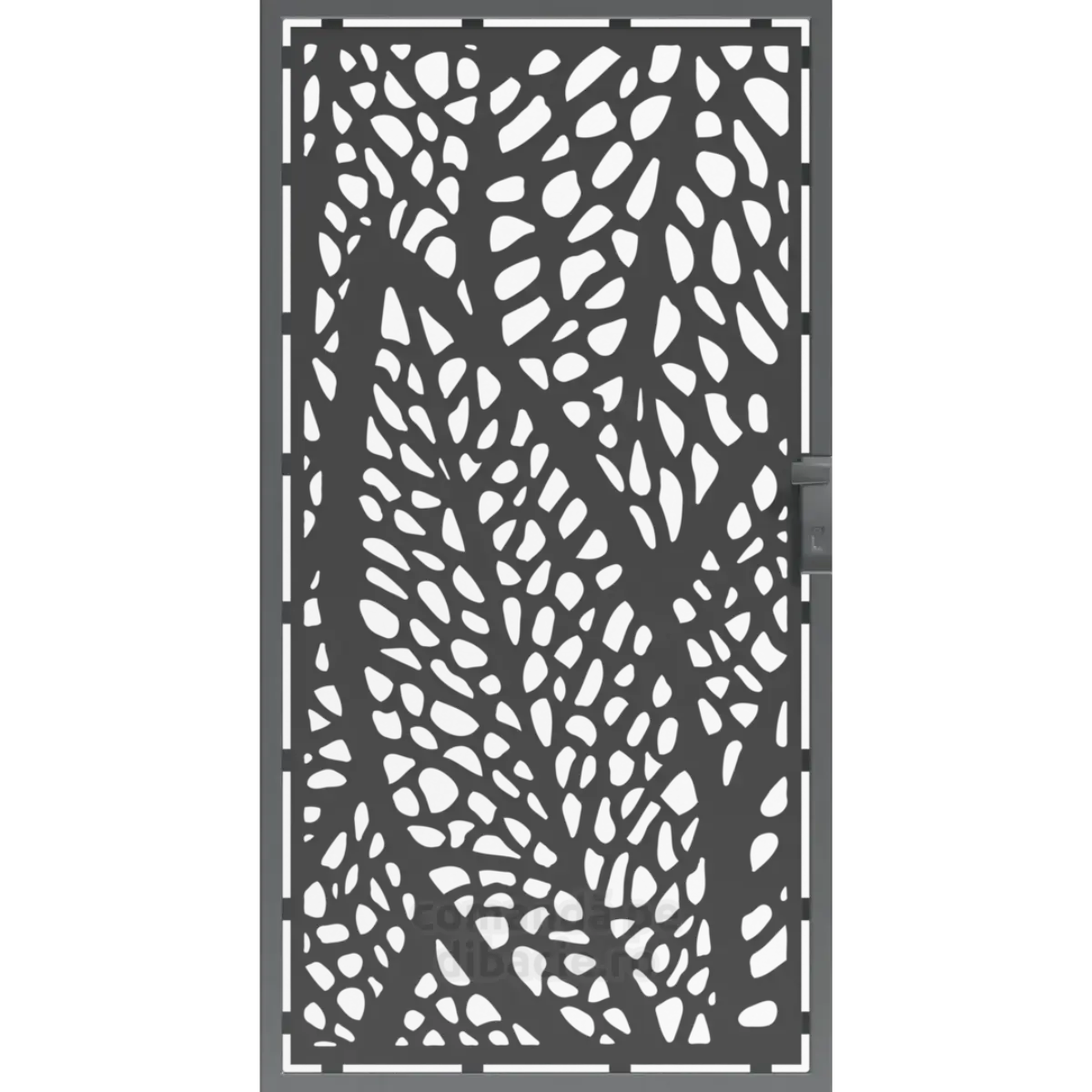 Panou poarta si gard metalic - Frunze de tutun