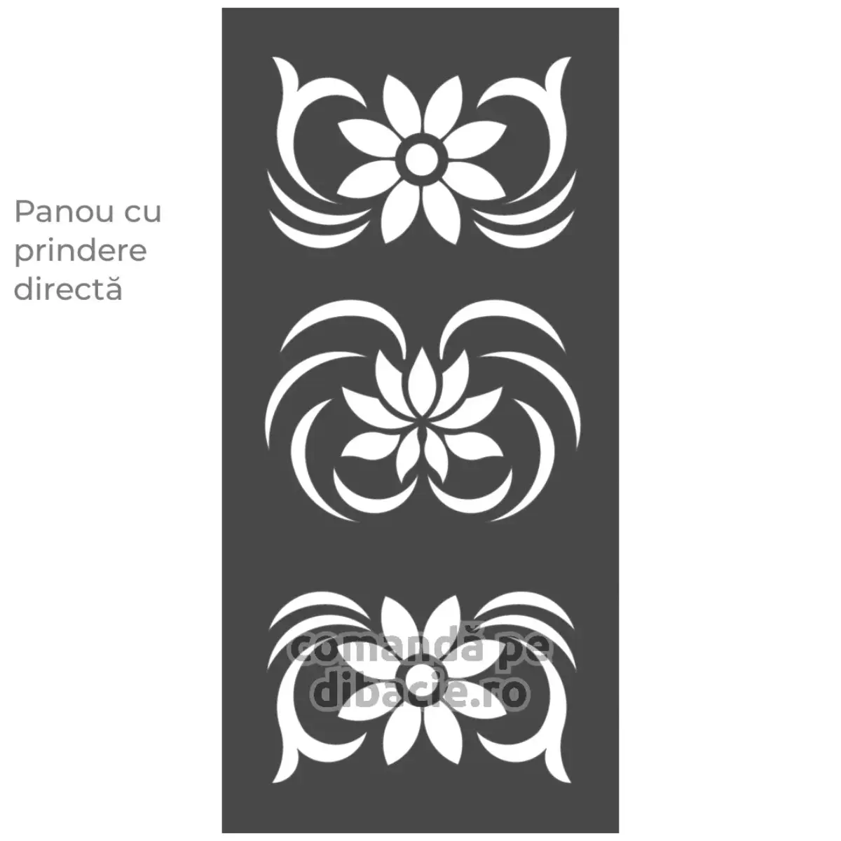 Panou poarta si gard metalic - Lotusi