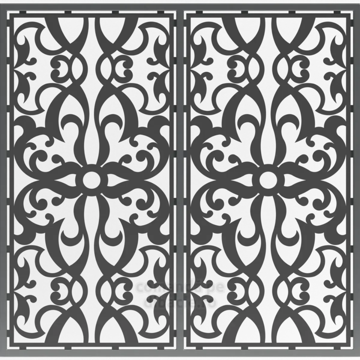 Panou poarta si gard metalic - Abu Dhabi