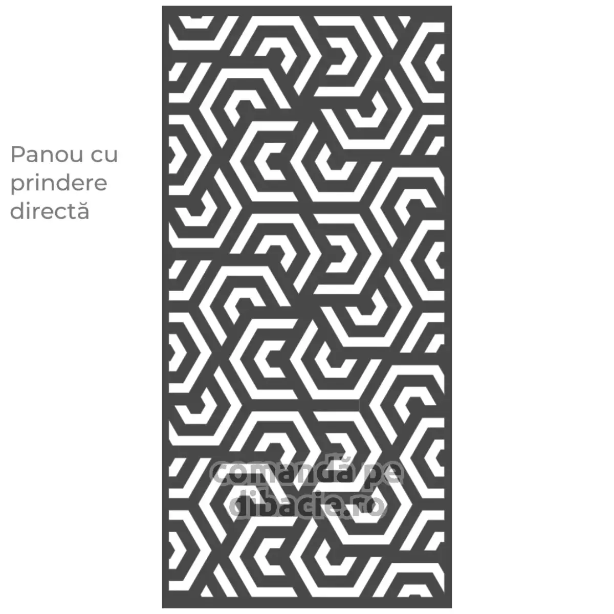 Panou poarta si gard metalic - Hexagon