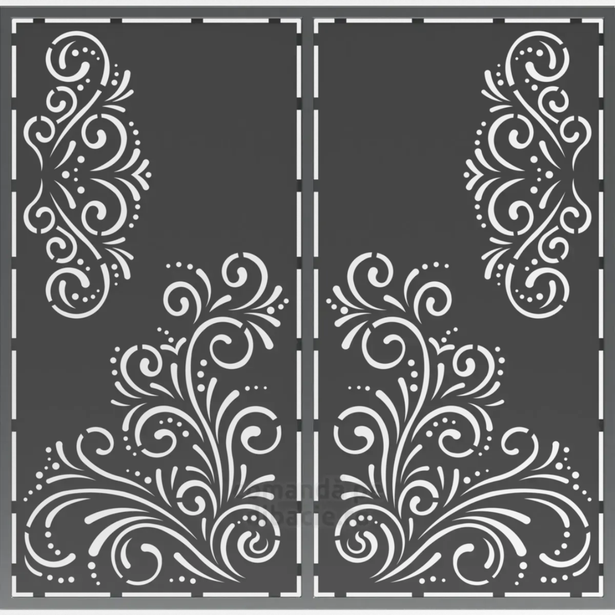 Panou poarta si gard metalic - Assuan