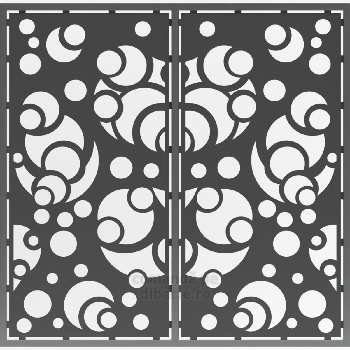 Panou poarta si gard metalic - Broscute