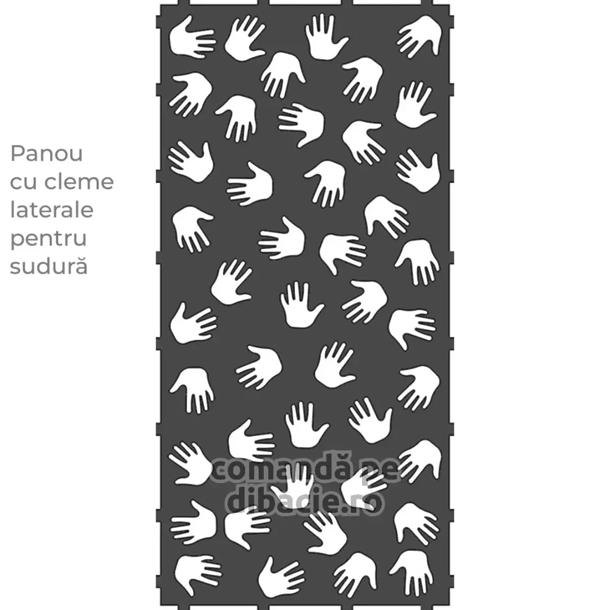 Panou poarta si gard metalic - Manute