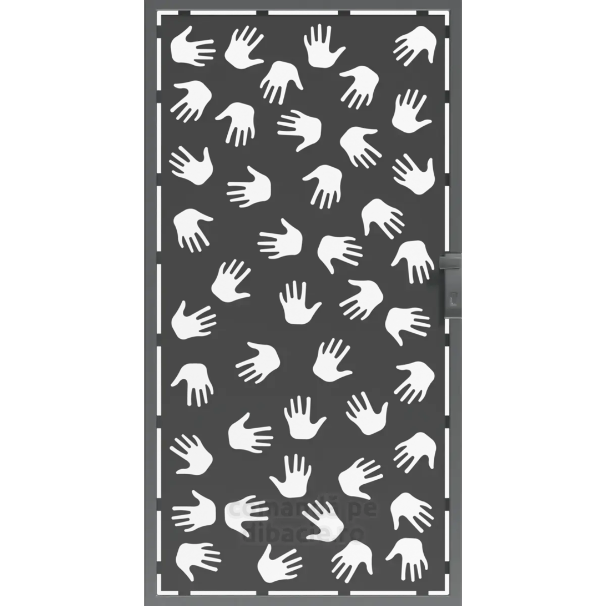 Panou poarta si gard metalic - Manute