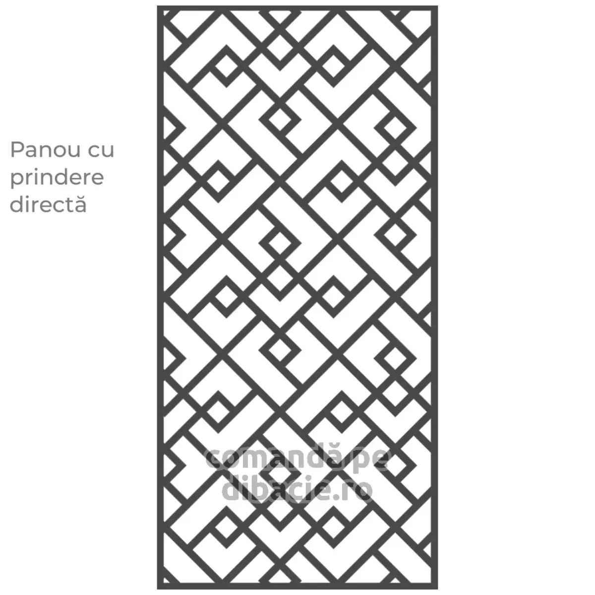 Panou poarta si gard metalic - Tetris