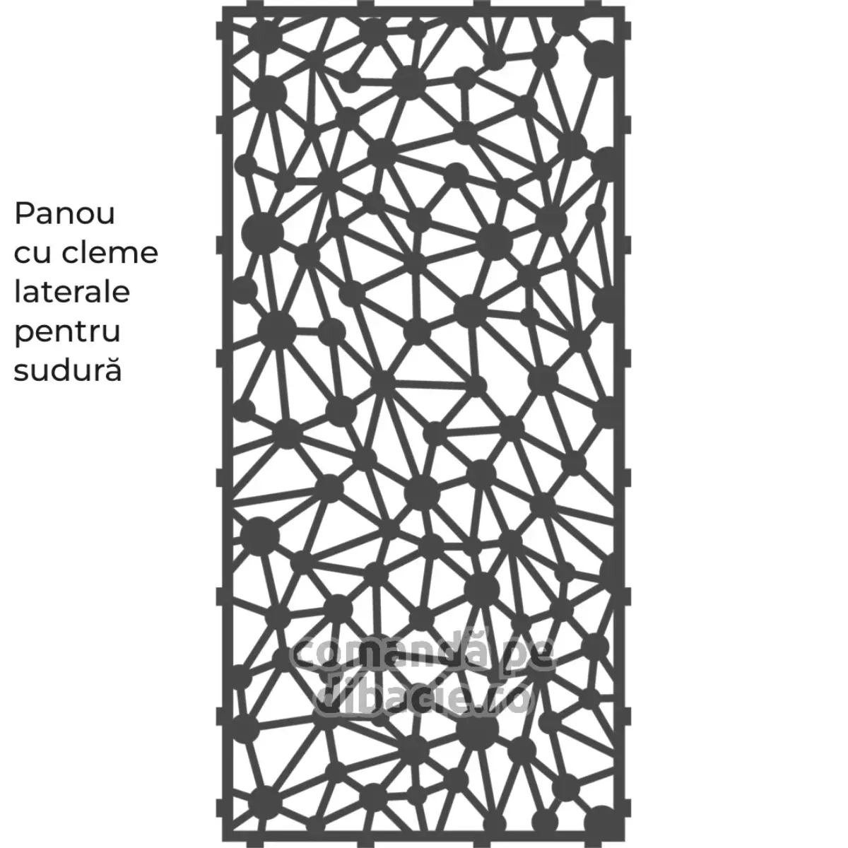 Panou poarta si gard metalic - Neuroni