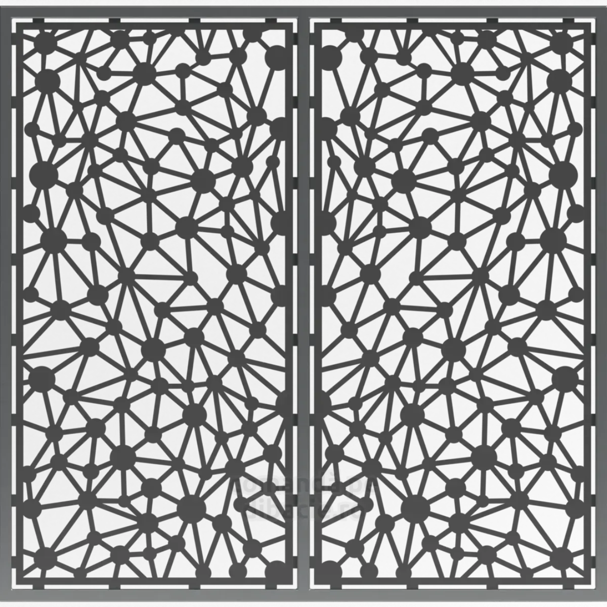 Panou poarta si gard metalic - Neuroni