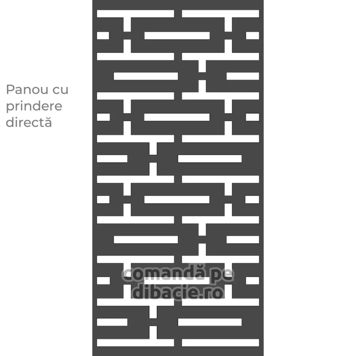 Panou poarta si gard metalic - Conector