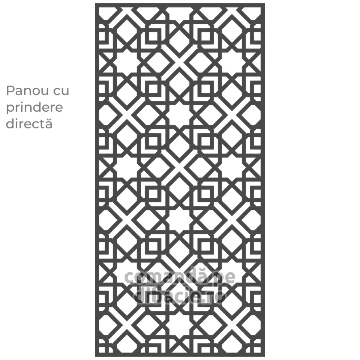 Panou poarta si gard metalic - Geometrie
