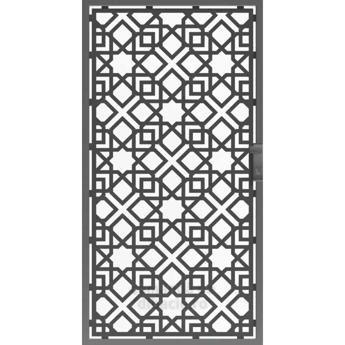 Panou poarta si gard metalic - Geometrie