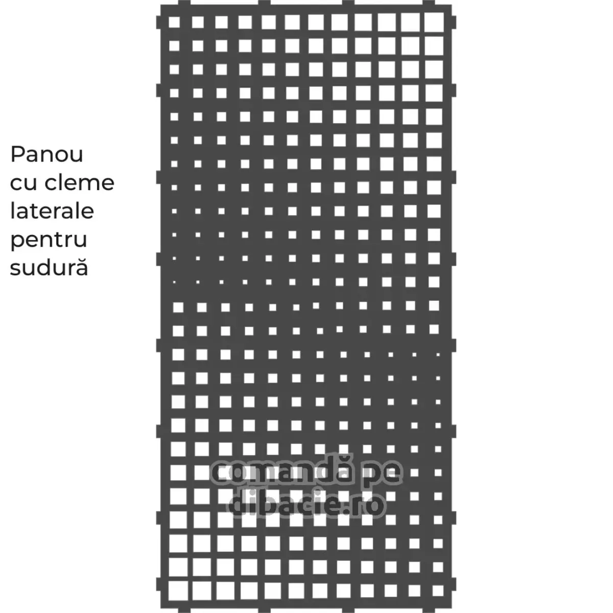Panou poarta si gard metalic - Cosmos