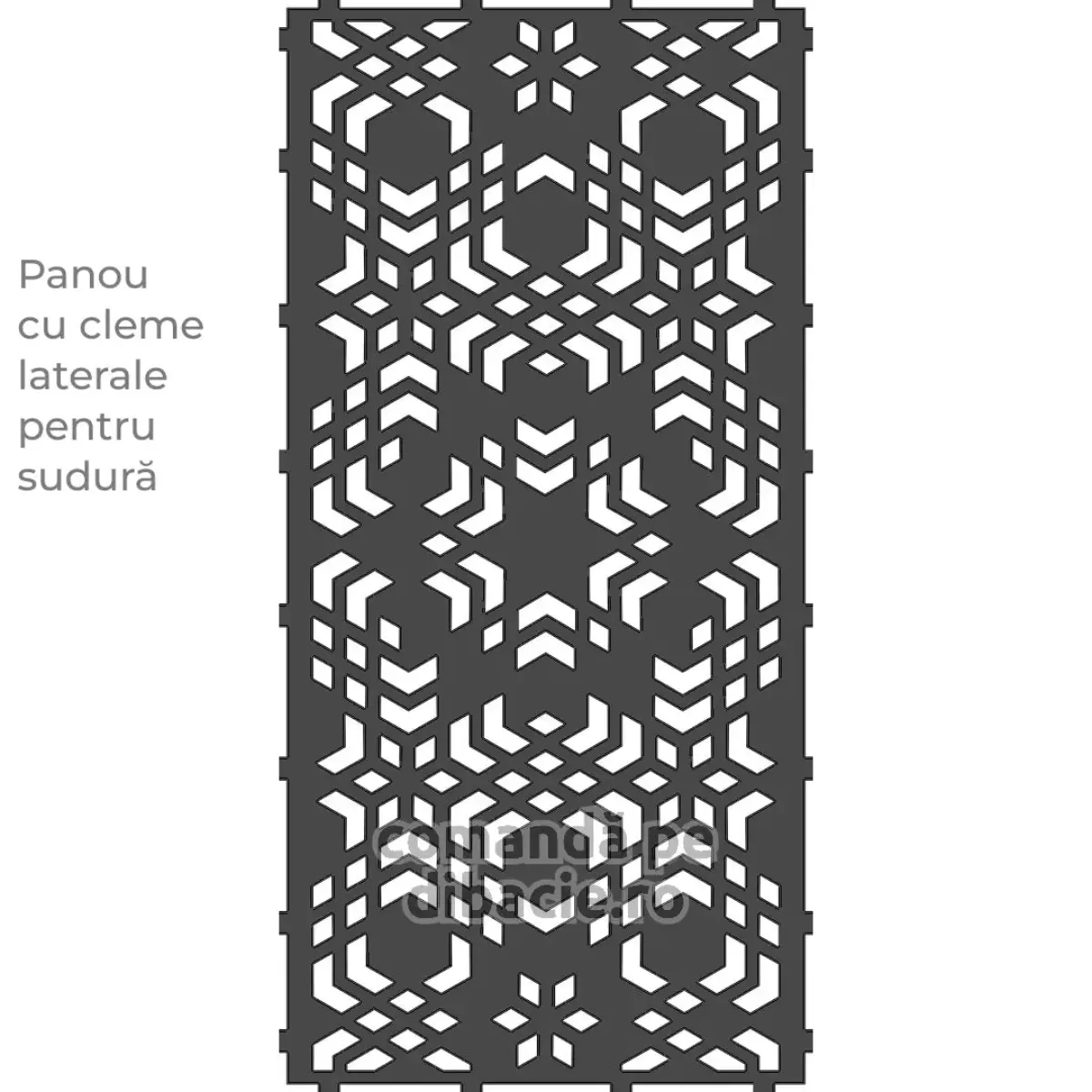 Panou poarta si gard metalic - Multidimensional