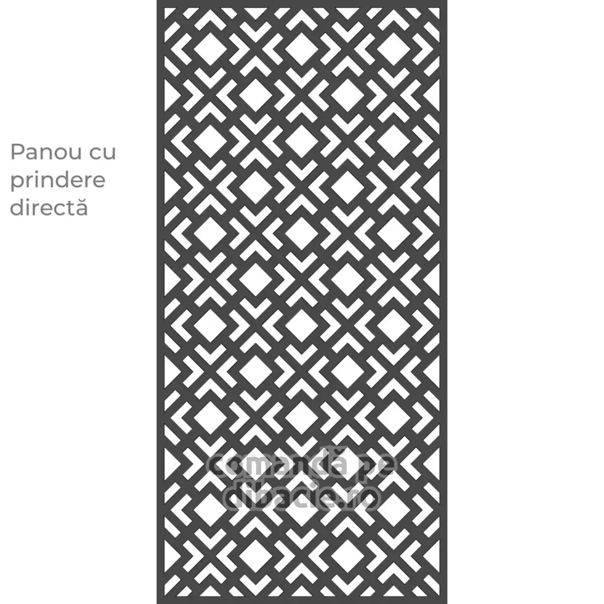 Panou poarta si gard metalic - Romburi